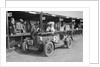 Clive Gallop and Leon Cushman's Aston Martin in the pits, JCC Double Twelve race, Brooklands, 1931 by Bill Brunell