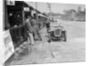 Austin Ulster of ECH Randall and WE Harker in the pits, JCC Double Twelve race, Brooklands, 1931 by Bill Brunell