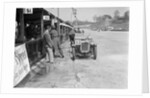 Austin Ulster of ECH Randall and WE Harker in the pits, JCC Double Twelve race, Brooklands, 1931 by Bill Brunell