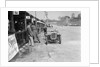 Austin Ulster of ECH Randall and WE Harker in the pits, JCC Double Twelve race, Brooklands, 1931 by Bill Brunell