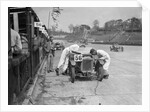 J Reeves and HHB Beacon's Austin Ulster at the JCC Double Twelve race, Brooklands, 8/9 May 1931 by Bill Brunell
