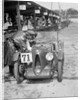 MG C type of Ron Horton and Bill Humphreys in the pits, JCC Double Twelve race, Brooklands, 1931 by Bill Brunell