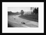 Talbot 90 on the banking at Brooklands, 1930s by Bill Brunell