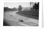 Talbot 90 on the banking at Brooklands, 1930s by Bill Brunell