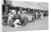 Two Talbot 105s in the pits at the JCC Double Twelve race, Brooklands, 8/9 May 1931 by Bill Brunell