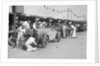 Two Talbot 105s in the pits at the JCC Double Twelve race, Brooklands, 8/9 May 1931 by Bill Brunell