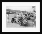 Alvis and Lea-Francis cars at the JCC Double Twelve race, Brooklands, 8/9 May 1931 by Bill Brunell