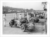 Alvis and Lea-Francis cars at the JCC Double Twelve race, Brooklands, 8/9 May 1931 by Bill Brunell