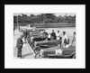Cars on the start line for a motor race at Brooklands by Bill Brunell