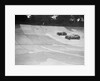 Austin 747 cc works racer and another car on the Members Banking at Brooklands by Bill Brunell