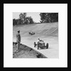 Reg Parnell's MG K3 leading B Bira's Maserati, JCC International Trophy, Brooklands, 2 August 1937 by Bill Brunell
