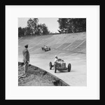 Reg Parnell's MG K3 leading B Bira's Maserati, JCC International Trophy, Brooklands, 2 August 1937 by Bill Brunell