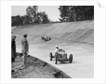 Reg Parnell's MG K3 leading B Bira's Maserati, JCC International Trophy, Brooklands, 2 August 1937 by Bill Brunell