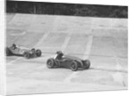 HC Hunter's Alta leading a Delahaye, JCC International Trophy, Brooklands, 2 August 1937 by Bill Brunell