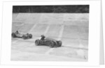 HC Hunter's Alta leading a Delahaye, JCC International Trophy, Brooklands, 2 August 1937 by Bill Brunell