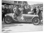 Earl Howe in his Delage at a BARC meeting at Brooklands, 25 May 1931 by Bill Brunell