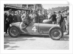 Earl Howe in his Delage at a BARC meeting at Brooklands, 25 May 1931 by Bill Brunell