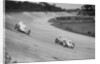 Sunbeam of EL Bouts and Vauhall 30/98 of RJ Munday, BARC meeting, Brooklands, 16 May 1932 by Bill Brunell