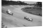 Sunbeam of EL Bouts and Vauhall 30/98 of RJ Munday, BARC meeting, Brooklands, 16 May 1932 by Bill Brunell