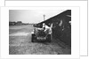 Alfa Romeo of KD Evans in the pits at the JCC Members Day, Brooklands, 4 July 1931 by Bill Brunell