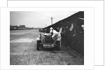 Alfa Romeo of KD Evans in the pits at the JCC Members Day, Brooklands, 4 July 1931 by Bill Brunell