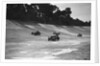 Cars racing on the banking at a JCC Members Day, Brooklands by Bill Brunell