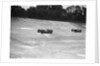 Two Riley 9 Brooklands racing on the banking at a JCC Members Day, Brooklands by Bill Brunell