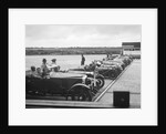 Cars on the start line at the JCC Members Day, Brooklands, 4 July 1931 by Bill Brunell