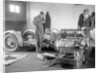 Mechanics working on Raymond Mays' 4500 cc Invicta car by Bill Brunell