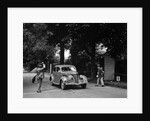 JB Thompson's Ford V8 on the way to winning bronze in the MCC Torquay Rally, July 1937 by Bill Brunell