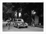 JB Thompson's Ford V8 on the way to winning bronze in the MCC Torquay Rally, July 1937 by Bill Brunell