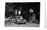 JB Thompson's Ford V8 on the way to winning bronze in the MCC Torquay Rally, July 1937 by Bill Brunell