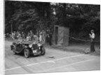 AL Baker's MG Magnette, winner of a bronze award at the MCC Torquay Rally, July 1937 by Bill Brunell