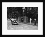 AC Westwood's Talbot 10, winner of a silver award at the MCC Torquay Rally, July 1937 by Bill Brunell