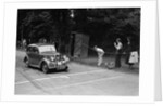 Standard Flying 12 of WJ Haward, winner of a bronze award at the MCC Torquay Rally, July 1937 by Bill Brunell