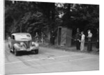 Ford V8 of J Harrison, winner of a bronze award at the MCC Torquay Rally, July 1937 by Bill Brunell