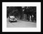 Ford V8 of J Harrison, winner of a bronze award at the MCC Torquay Rally, July 1937 by Bill Brunell