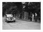 Ford V8 of J Harrison, winner of a bronze award at the MCC Torquay Rally, July 1937 by Bill Brunell