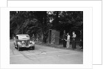 Ford V8 of J Harrison, winner of a bronze award at the MCC Torquay Rally, July 1937 by Bill Brunell