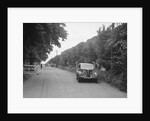 GM Denton's Ford V8, winner of a bronze award at the MCC Torquay Rally, July 1937 by Bill Brunell
