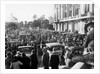 Crowds in the street for the Monte Carlo Rally, 1930. by Bill Brunell