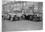 SA Roebuck's AC Open 2-seat tourer and Kitty Brunell's winning AC 4-seater tourer, RAC Rally, 1933 by Bill Brunell