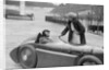Leon Cushman's Austin 7 racer at Brooklands for a speed record attempt, 8 August 1931 by Bill Brunell