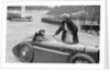 Leon Cushman's Austin 7 racer at Brooklands for a speed record attempt, 8 August 1931 by Bill Brunell