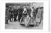 People examining Leon Cushman's Austin 7 racer at Brooklands for a speed record attempt, 1931 by Bill Brunell