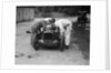 Mechanics working on Leon Cushman's Austin 7 racer for a speed record attempt, Brooklands, 1931 by Bill Brunell