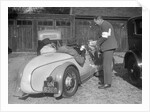 Wolseley Hornet with Swallow body at the Bugatti Owners Club car treasure hunt, 25 October 1931 by Bill Brunell