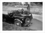 Wolseley Hornet taking part in the Bugatti Owners Club car treasure hunt, 25 October 1931 by Bill Brunell