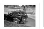 Wolseley Hornet taking part in the Bugatti Owners Club car treasure hunt, 25 October 1931 by Bill Brunell