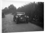 Lagonda taking part in the Bugatti Owners Club car treasure hunt, 25 October 1931 by Bill Brunell